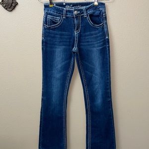 Wired Heart, girls bootcut jeans, size 14, L 28